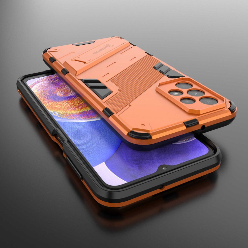  Samsung Galaxy A23 5G Skal Shockproof Hybrid Kickstand Orange
