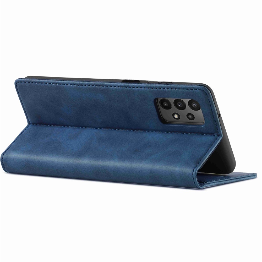 LC.IMEEKE LC.IMEEKE Samsung Galaxy A23 5G Fodral Flip Läder Blå