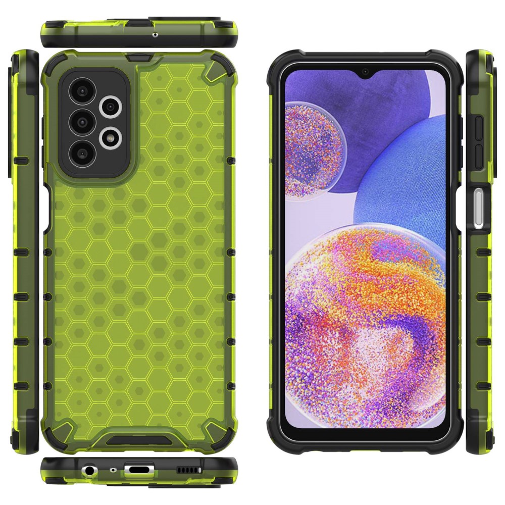  Samsung Galaxy A23 5G Skal Honeycomb Shockproof Grön