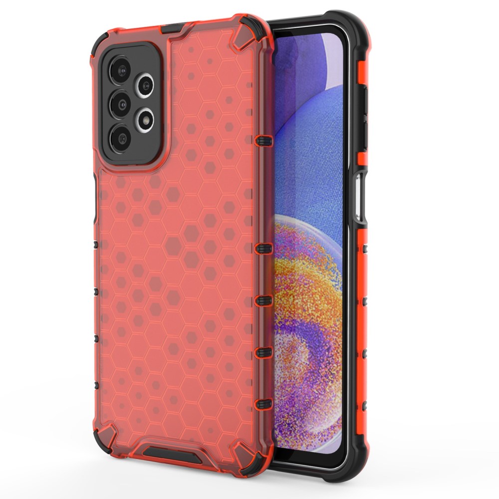  Samsung Galaxy A23 5G Skal Honeycomb Shockproof Röd