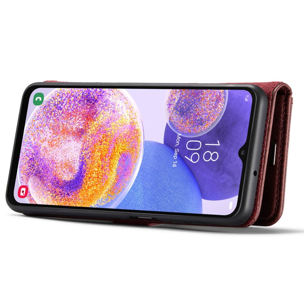 DG.MING DG.MING Samsung Galaxy A23 5G 2in1 Magnet Fodral / Skal Vinröd