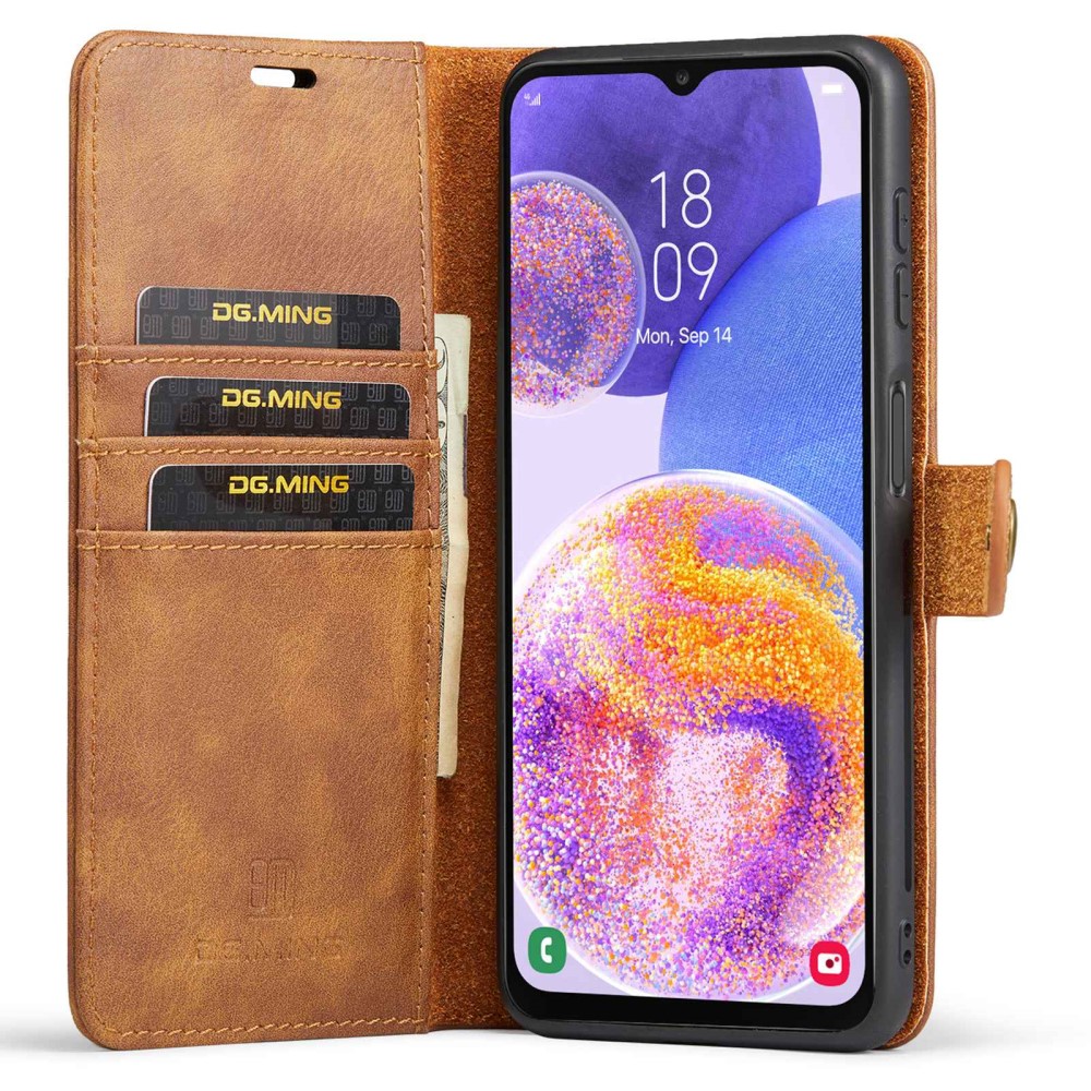 DG.MING DG.MING Samsung Galaxy A23 5G 2in1 Magnet Fodral / Skal Brun