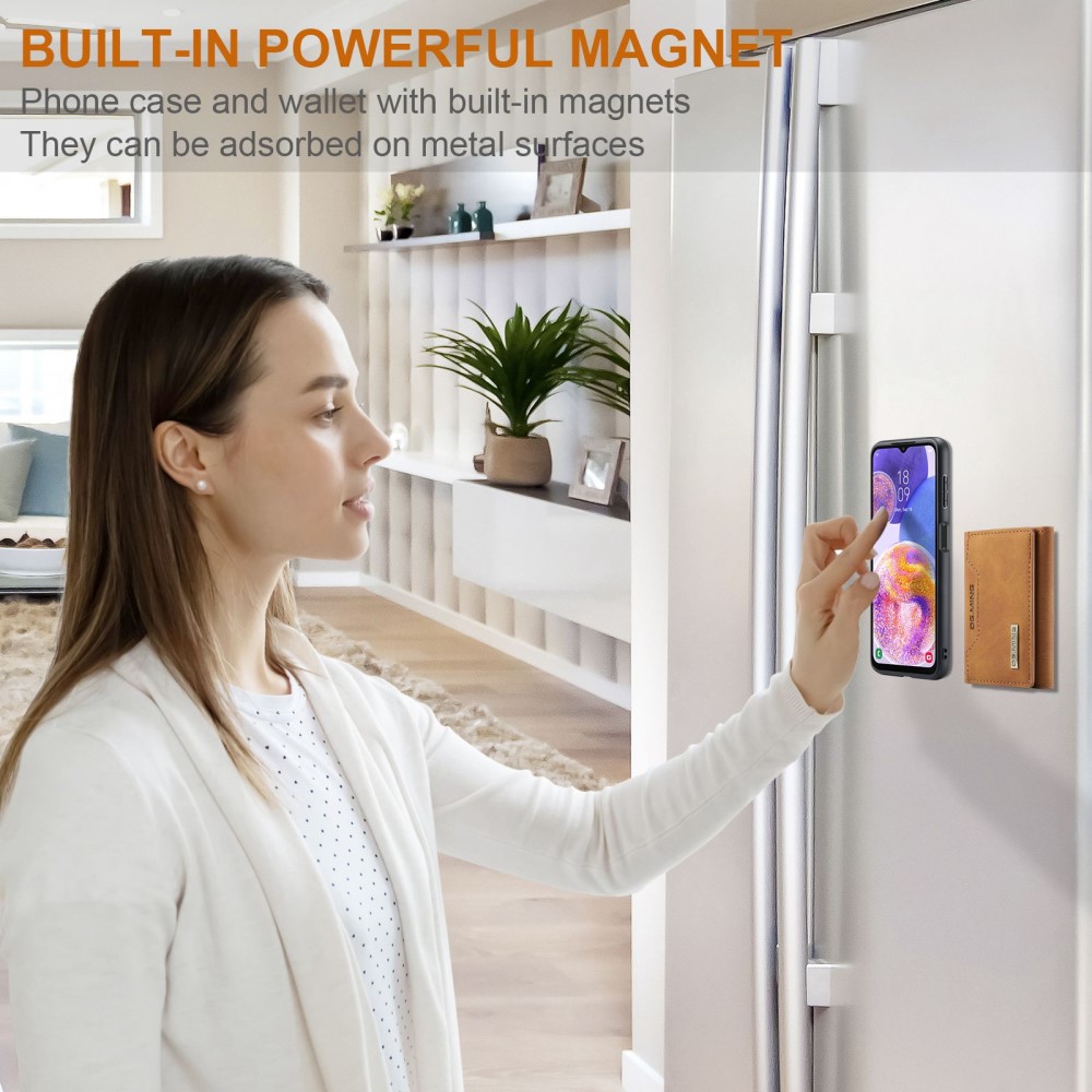DG.MING DG.MING Galaxy A23 5G Skal 2in1 Magnetisk Avtagbart Kortfack