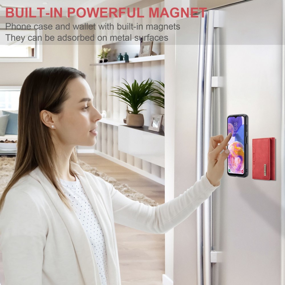 DG.MING DG.MING Galaxy A23 5G Skal 2in1 Magnetisk Avtagbart Kortfack