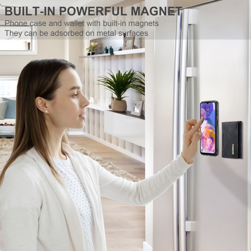 DG.MING DG.MING Galaxy A23 5G Skal 2in1 Magnetisk Avtagbart Kortfack