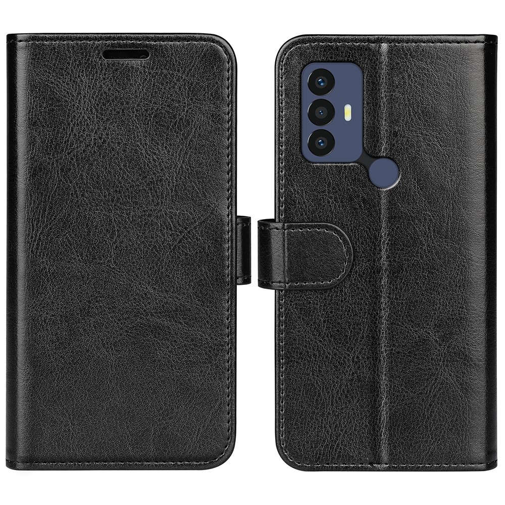  TCL 305 (2022) Fodral Crazy Horse Läder Svart
