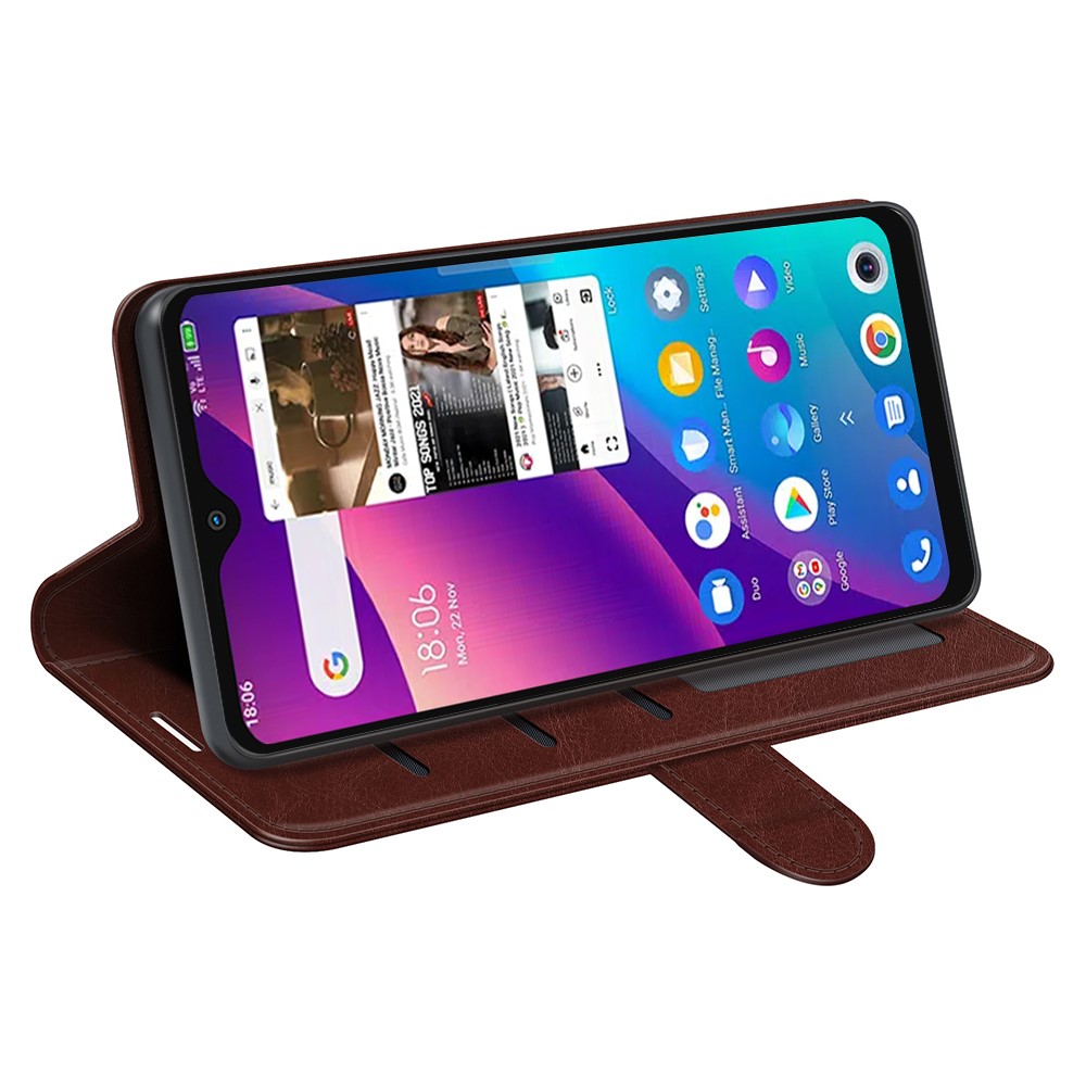  TCL 305 (2022) Fodral Crazy Horse Läder Brun