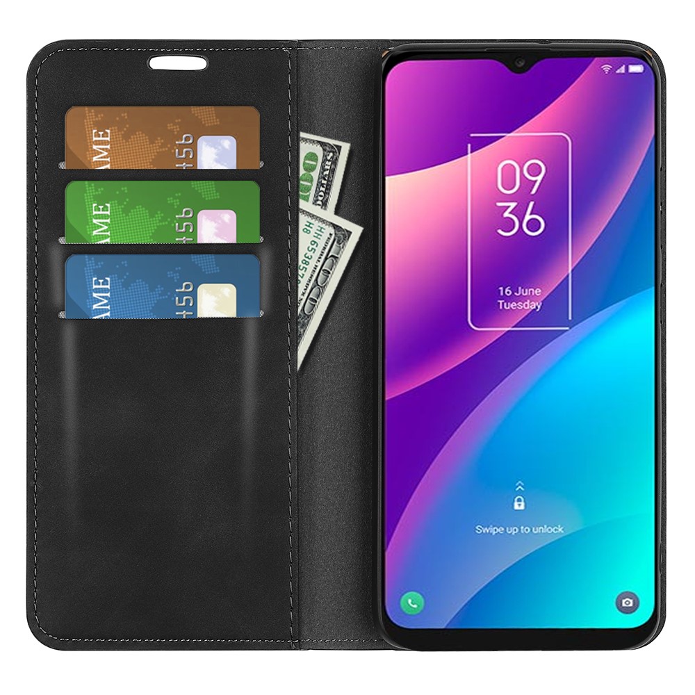  TCL 305 (2022) Fodral Flip Läder Svart