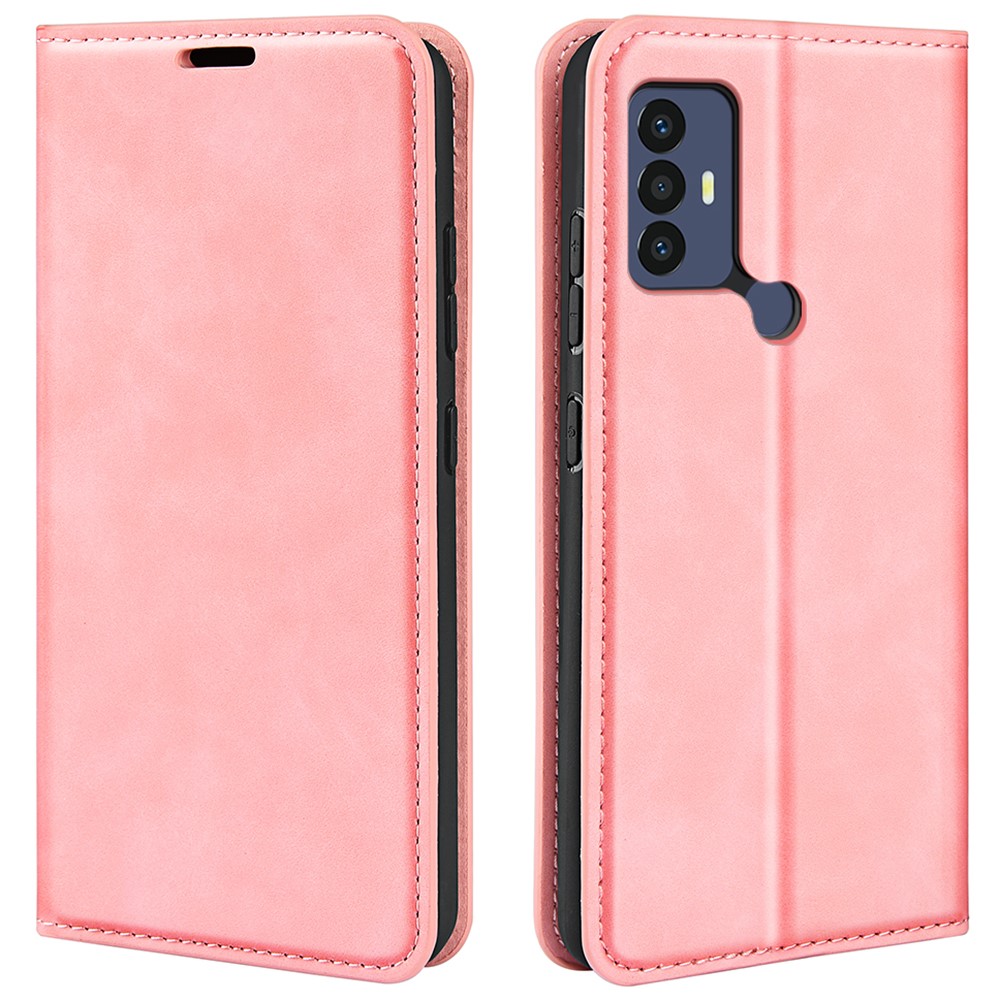  TCL 305 (2022) Fodral Flip Läder Roséguld