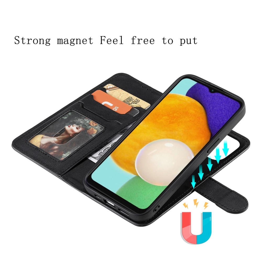  Samsung Galaxy A04s / A13 5G 2in1 Magnet/Plånboksfodral Svart