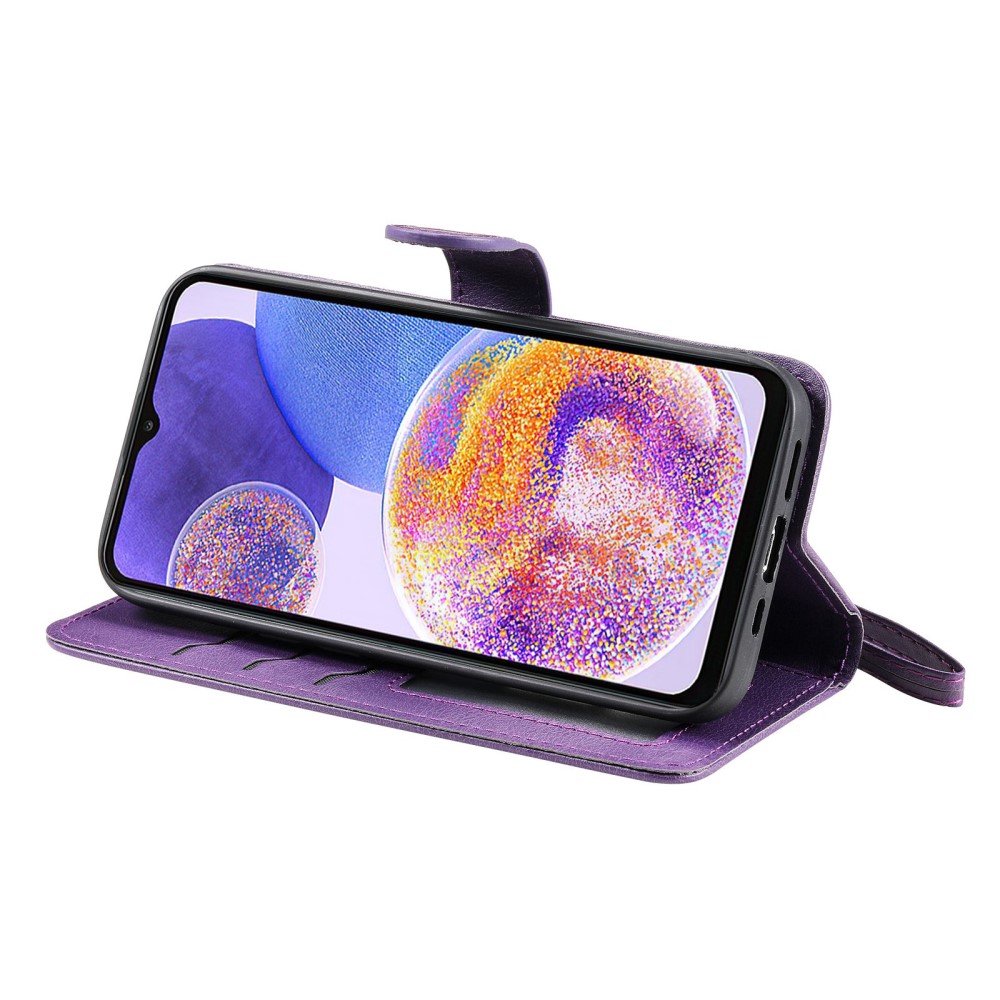  Samsung Galaxy A23 5G 2in1 Magnet/Plånboksfodral Lila