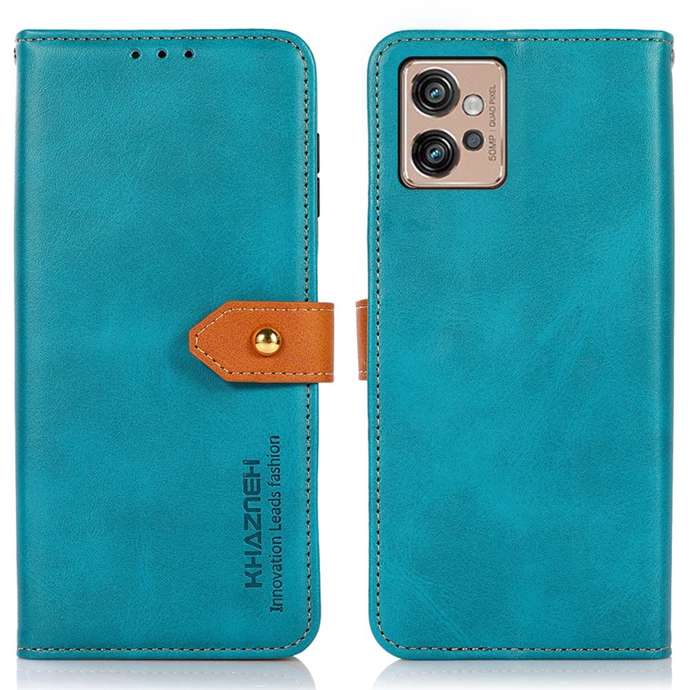 KHAZNEH KHAZNEH Motorola Moto G32 Fodral Dual Color Blå