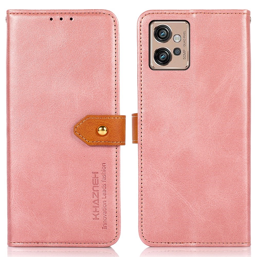 KHAZNEH KHAZNEH Motorola Moto G32 Fodral Dual Color Roséguld