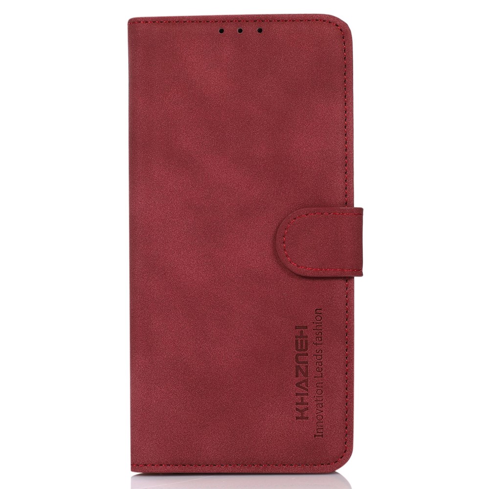 KHAZNEH KHAZNEH Motorola Moto G32 Fodral Läder Röd