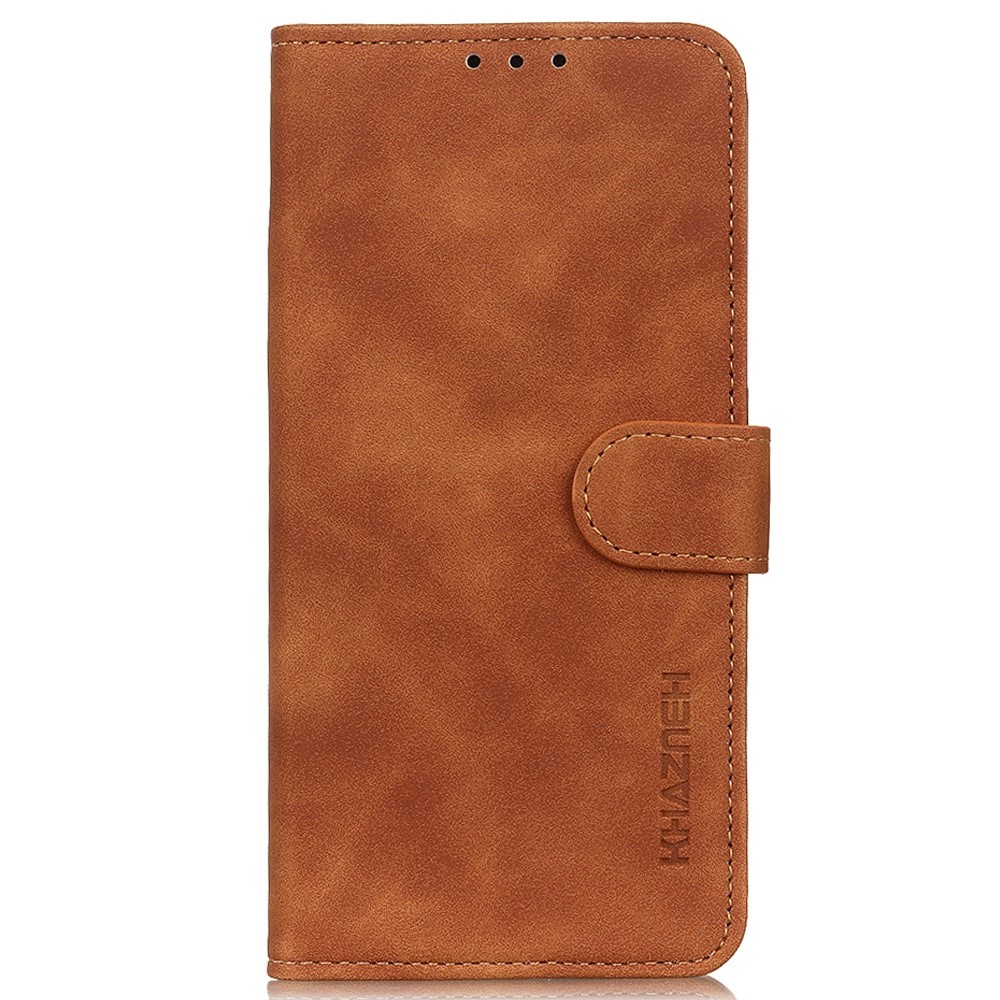 KHAZNEH KHAZNEH Motorola Moto G32 Fodral Retro Läder Brun