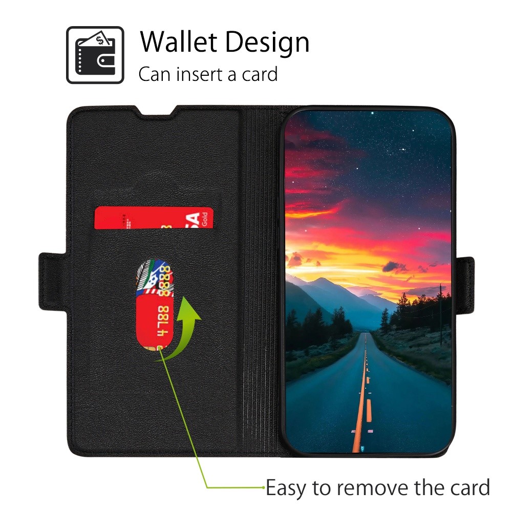  Motorola Moto G32 Fodral Magnetisk Stängning Svart