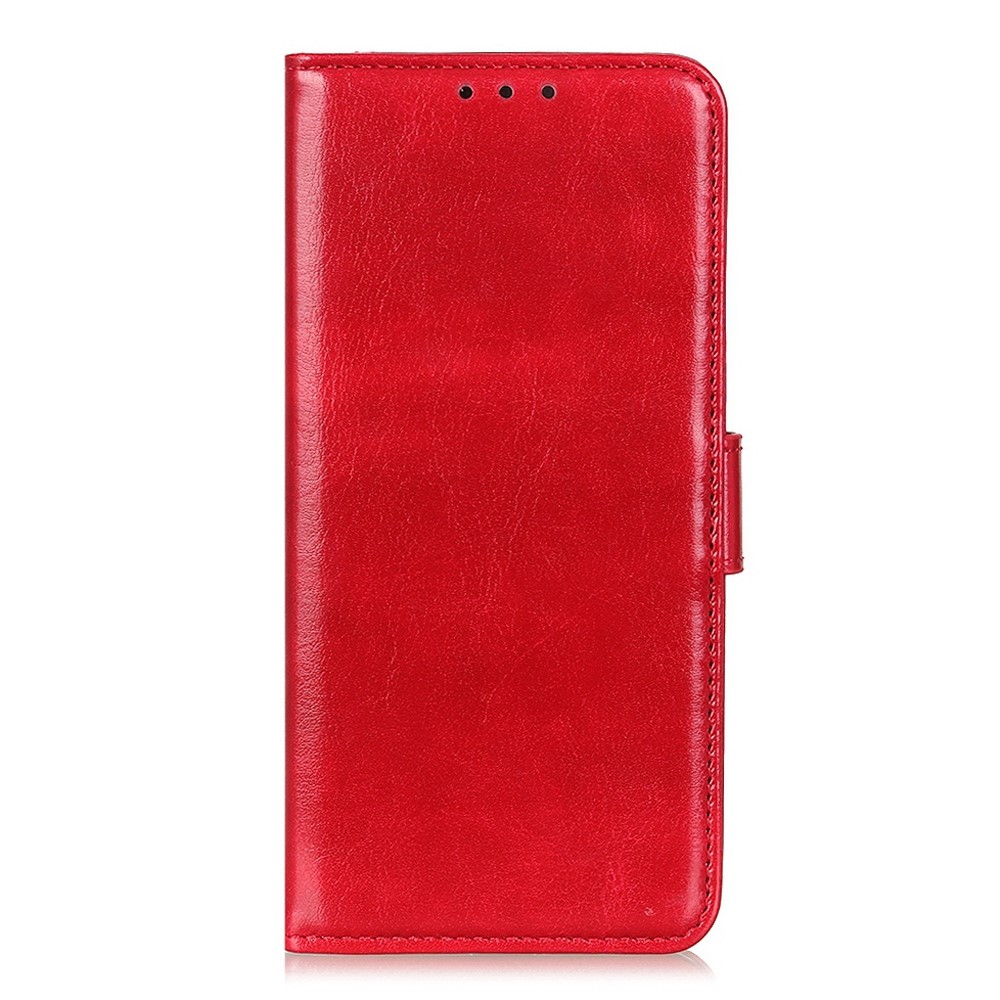 Motorola Edge 30 Neo 5G Fodral Crazy Horse Läder Röd