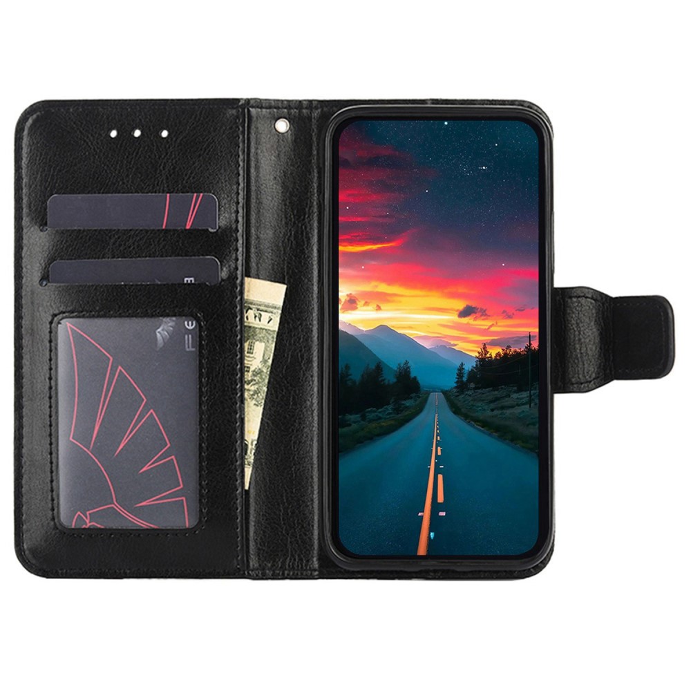  Motorola Edge 30 Neo 5G Fodral PU-Läder Svart