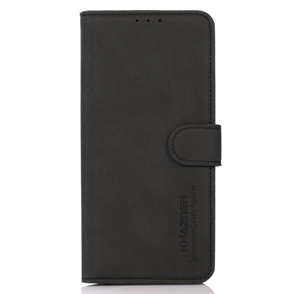 KHAZNEH KHAZNEH Motorola Edge 30 Neo 5G Fodral Retro Läder Svart