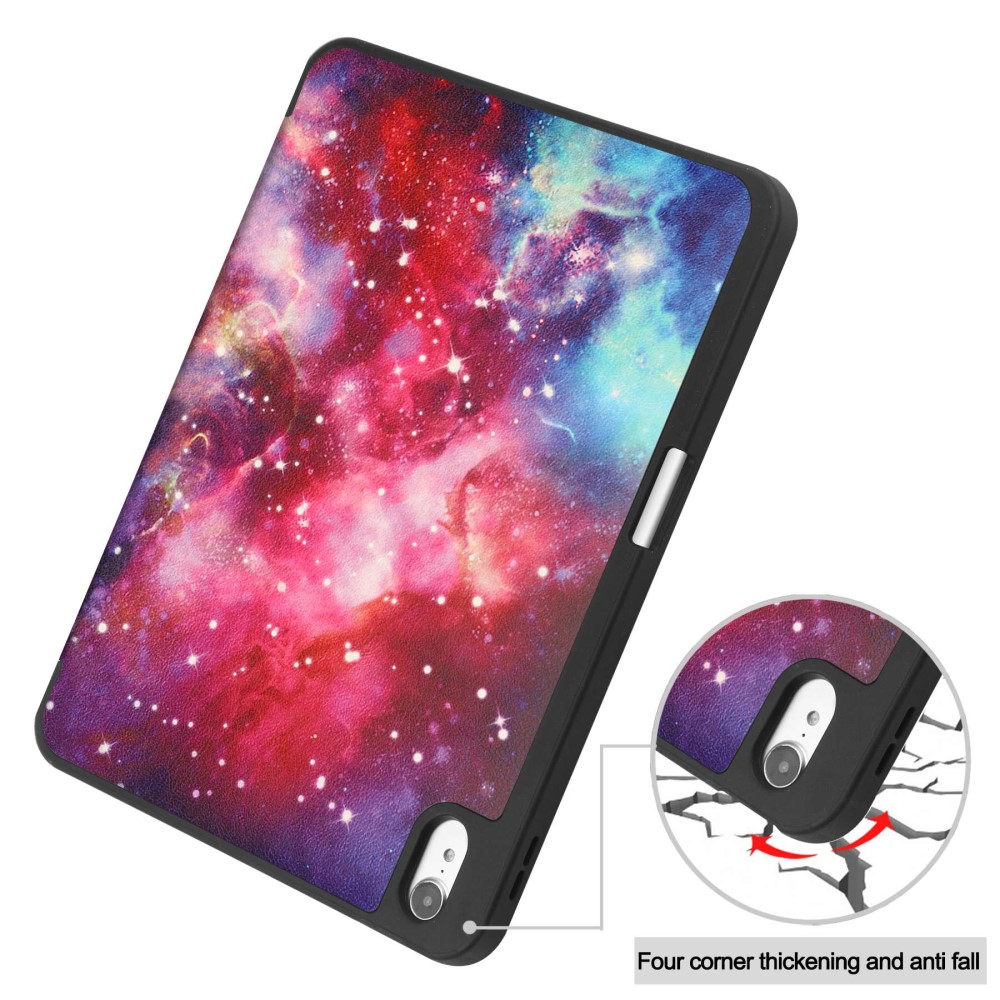  iPad 11 2025 / 10.9 2022 Fodral Tri-Fold Pennhållare