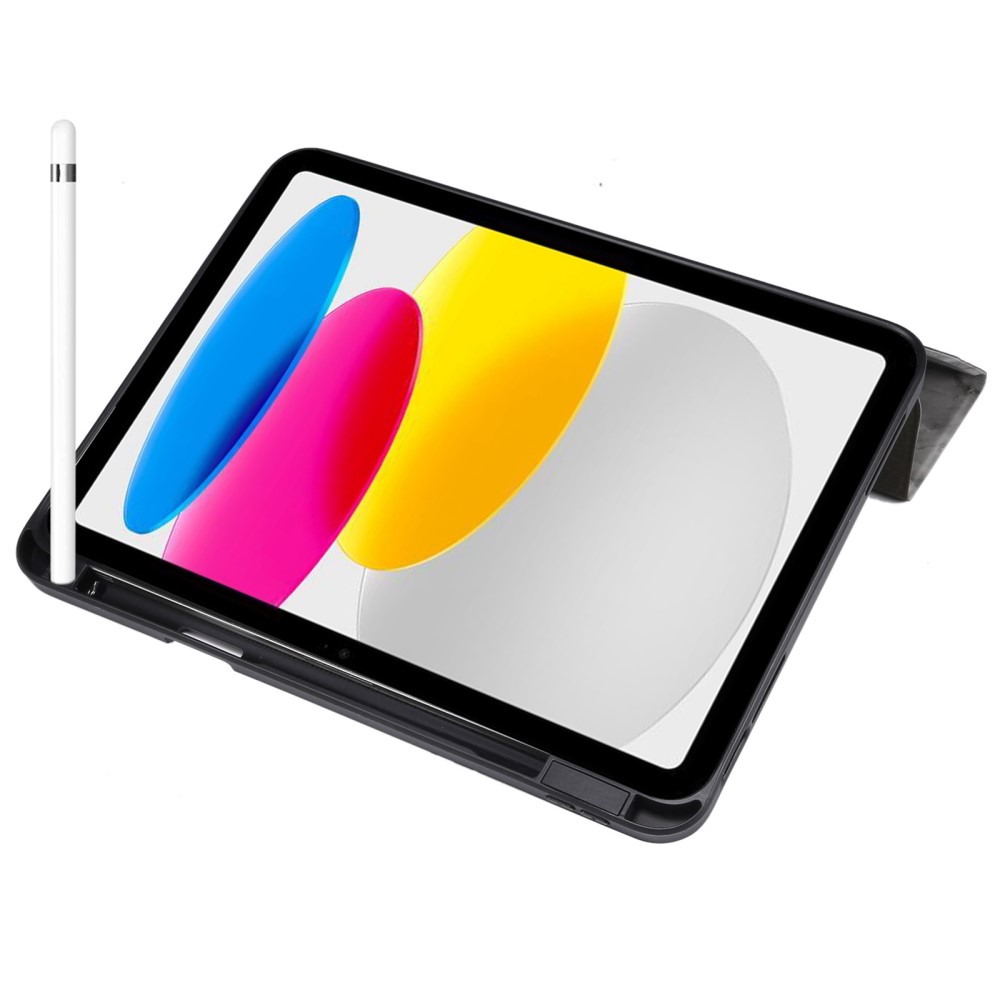  iPad 11 2025 / 10.9 2022 Fodral Tri-Fold Marmor
