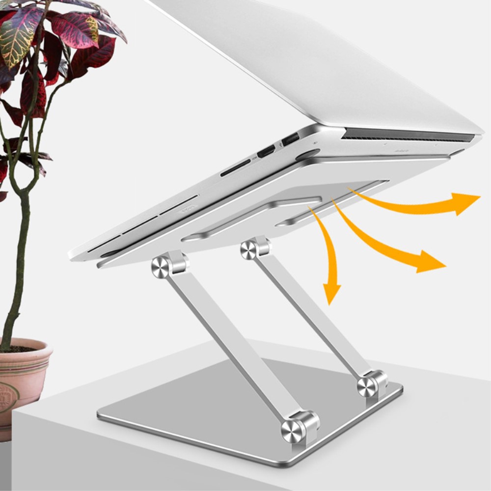  Justerbart Laptop Ställ Aluminium Silver