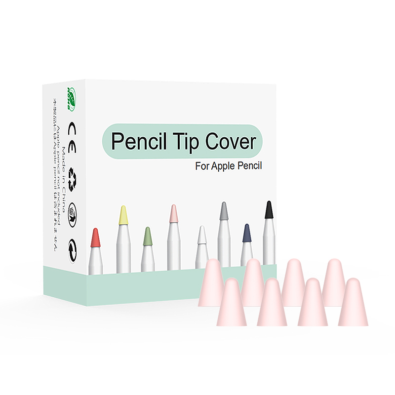  8-PACK Apple Pencil 1/2/Pro Spetsskydd / Tip Cover Rosa