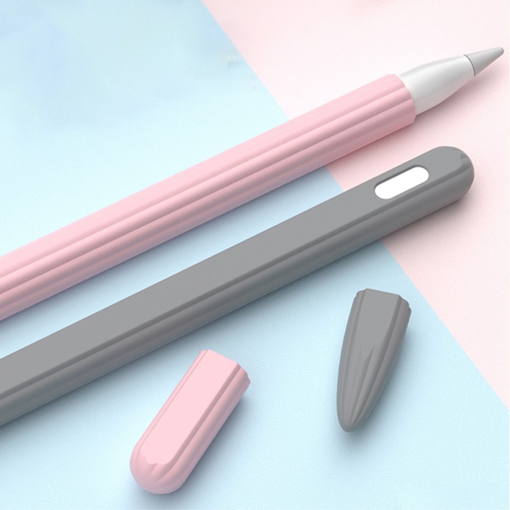  Apple Pen 2 / Pro Skal Liquid Silikon Anti-Slip Röd