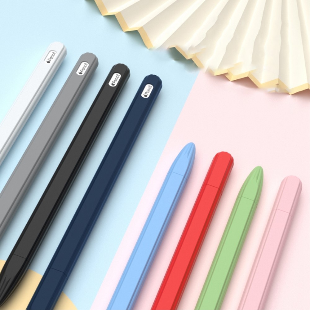  Apple Pen 2 / Pro Skal Liquid Silikon Anti-Slip Svart