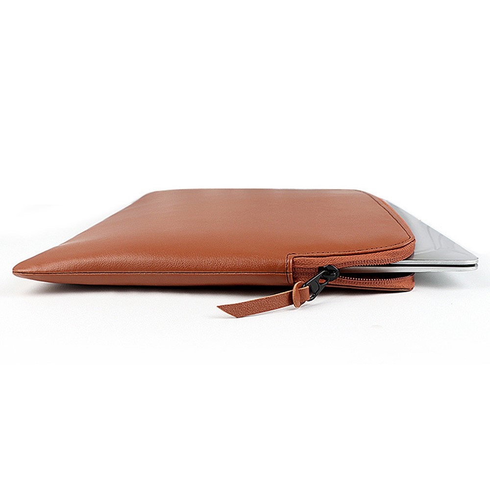  Läder Laptop Sleeve Med Mjukt Foder 14-15.4