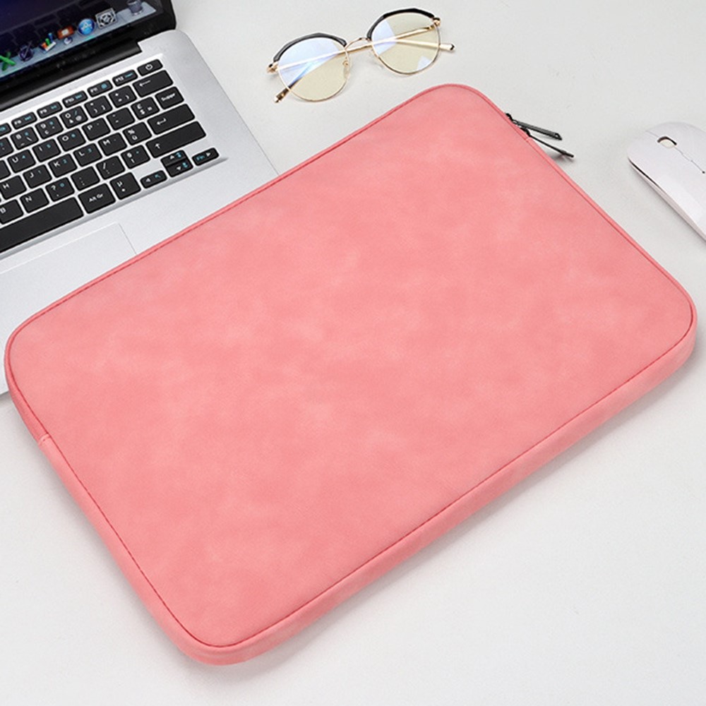  Läder Laptop Sleeve Med Mjukt Foder 14-15.4