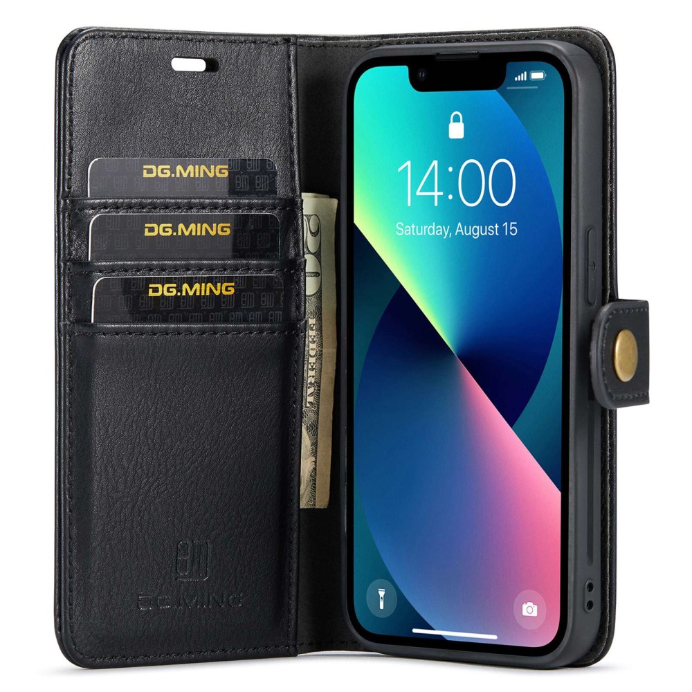DG.MING DG.MING iPhone 14 2in1 Magnet Fodral / Skal Svart