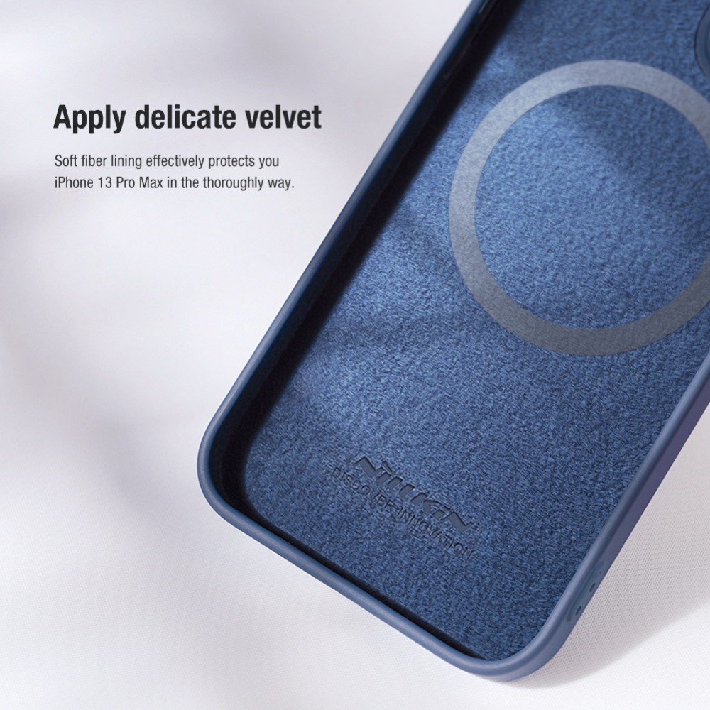 NILLKIN NILLKIN iPhone 14 Pro Max Skal MagSafe CamShield Silky Liquid Grön