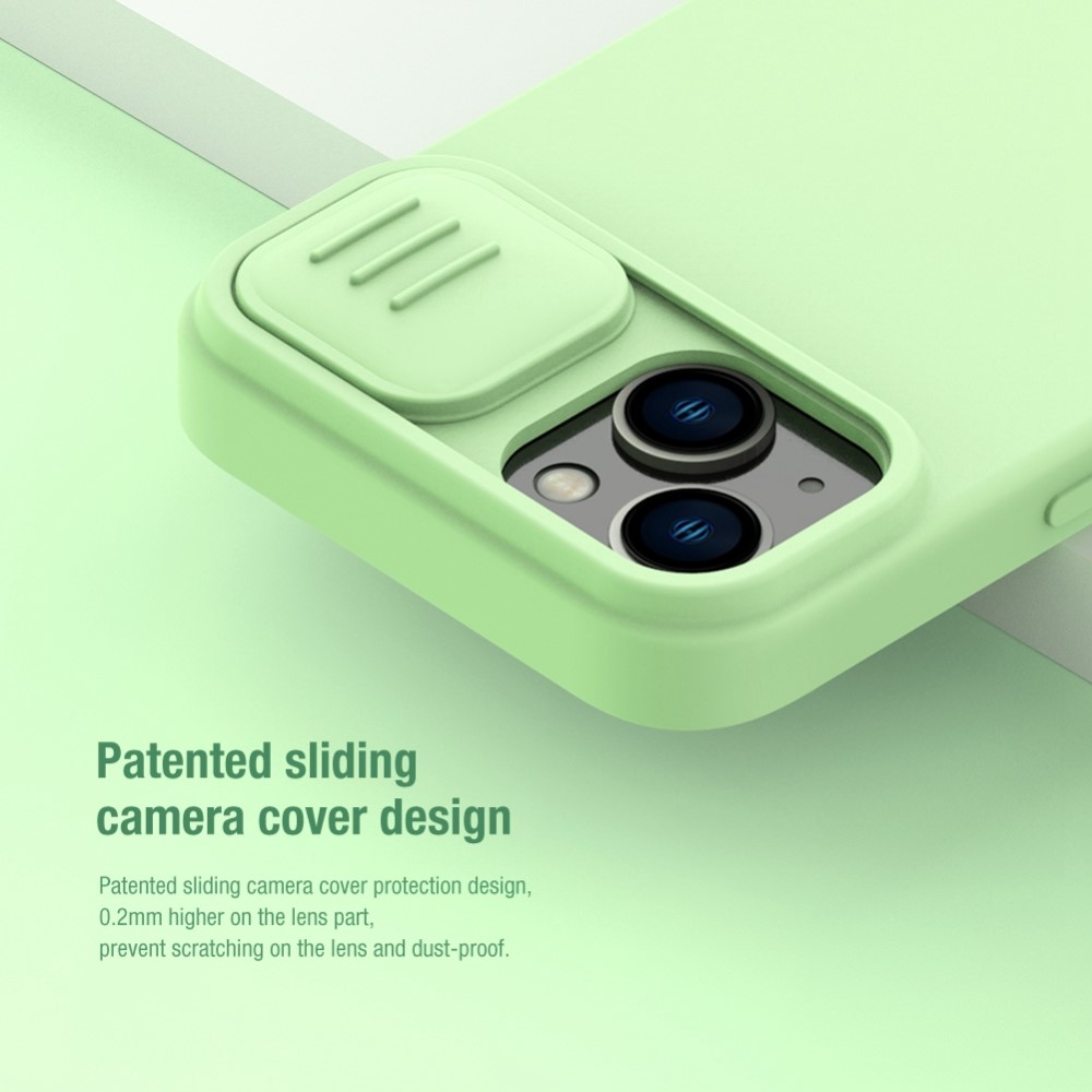 NILLKIN NILLKIN iPhone 14 Plus Skal MagSafe CamShield Silky Liquid Lila