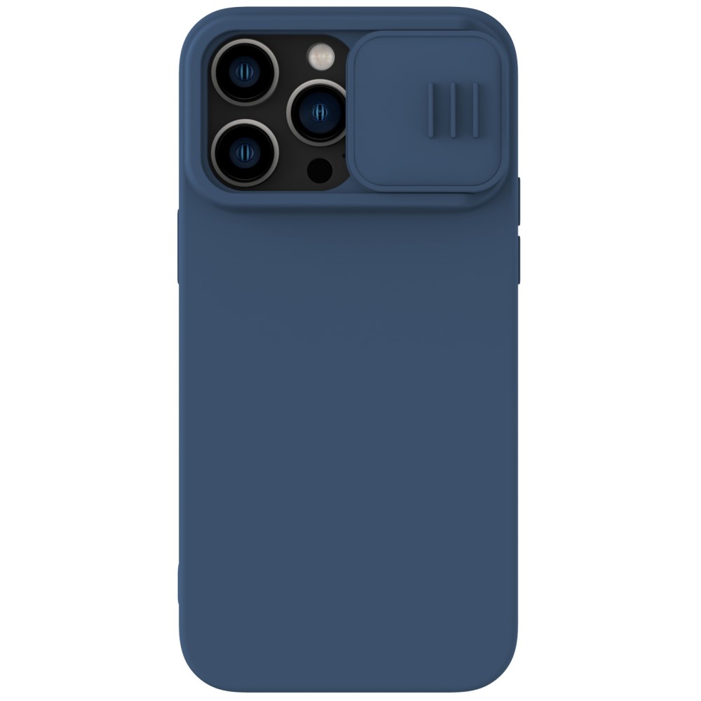 NILLKIN NILLKIN iPhone 14 Pro Skal MagSafe CamShield Silky Liquid Blå