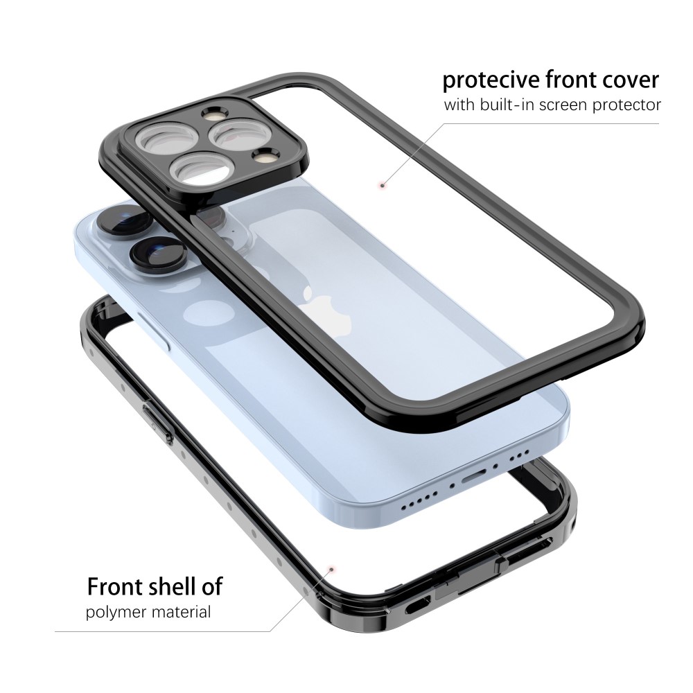 REDPEPPER REDPEPPER iPhone 14 Pro Skal 360 Vattentätt IP68 Svart