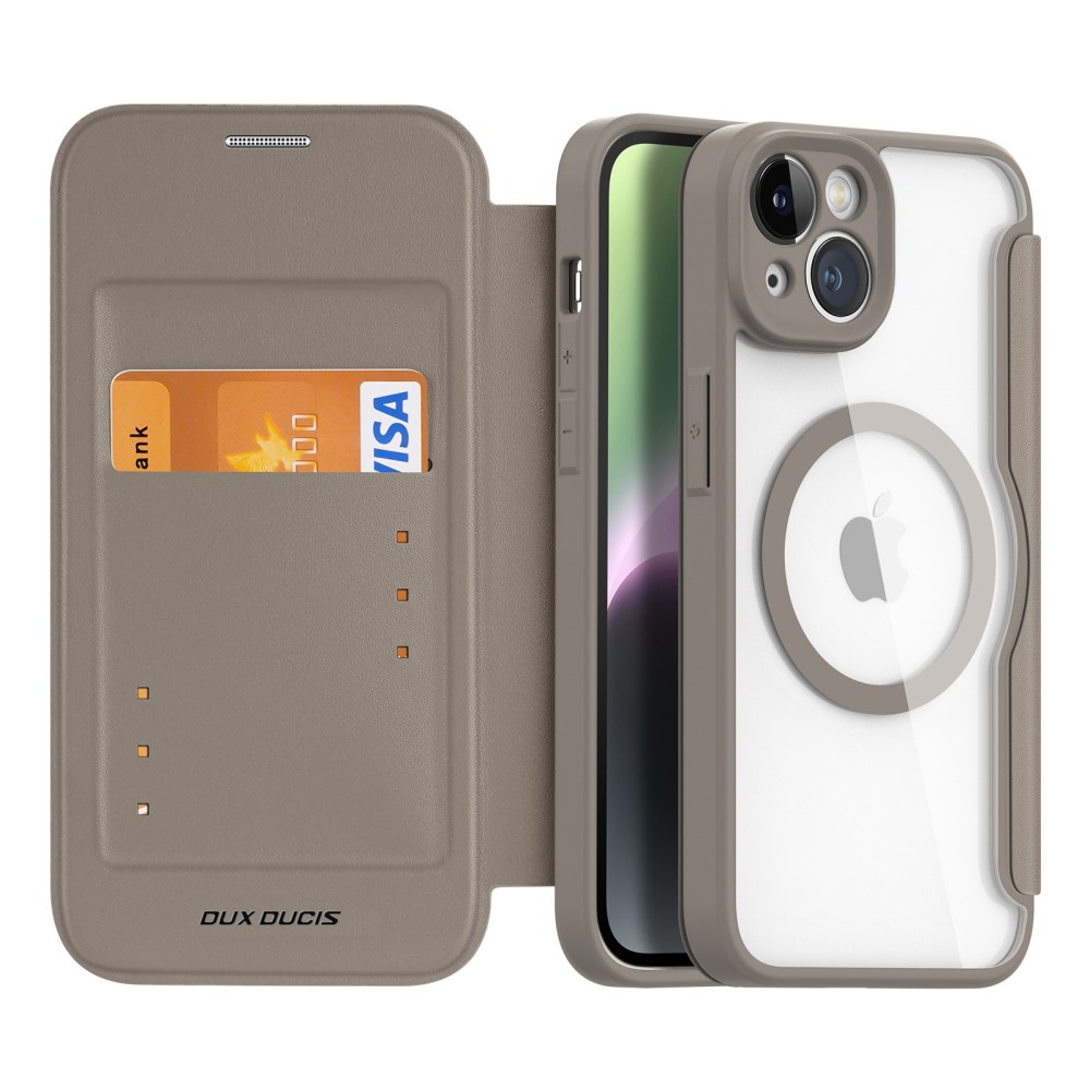 DUX DUCIS DUX DUCIS iPhone 14 Fodral MagSafe Skin X Pro Khaki