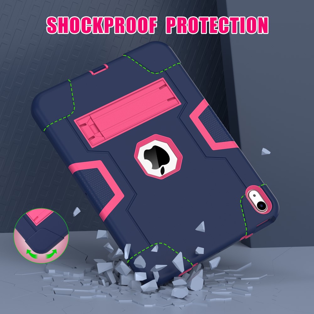  iPad 11 2025 / 10.9 2022 Shockproof Hybrid Skal Med Kickstand