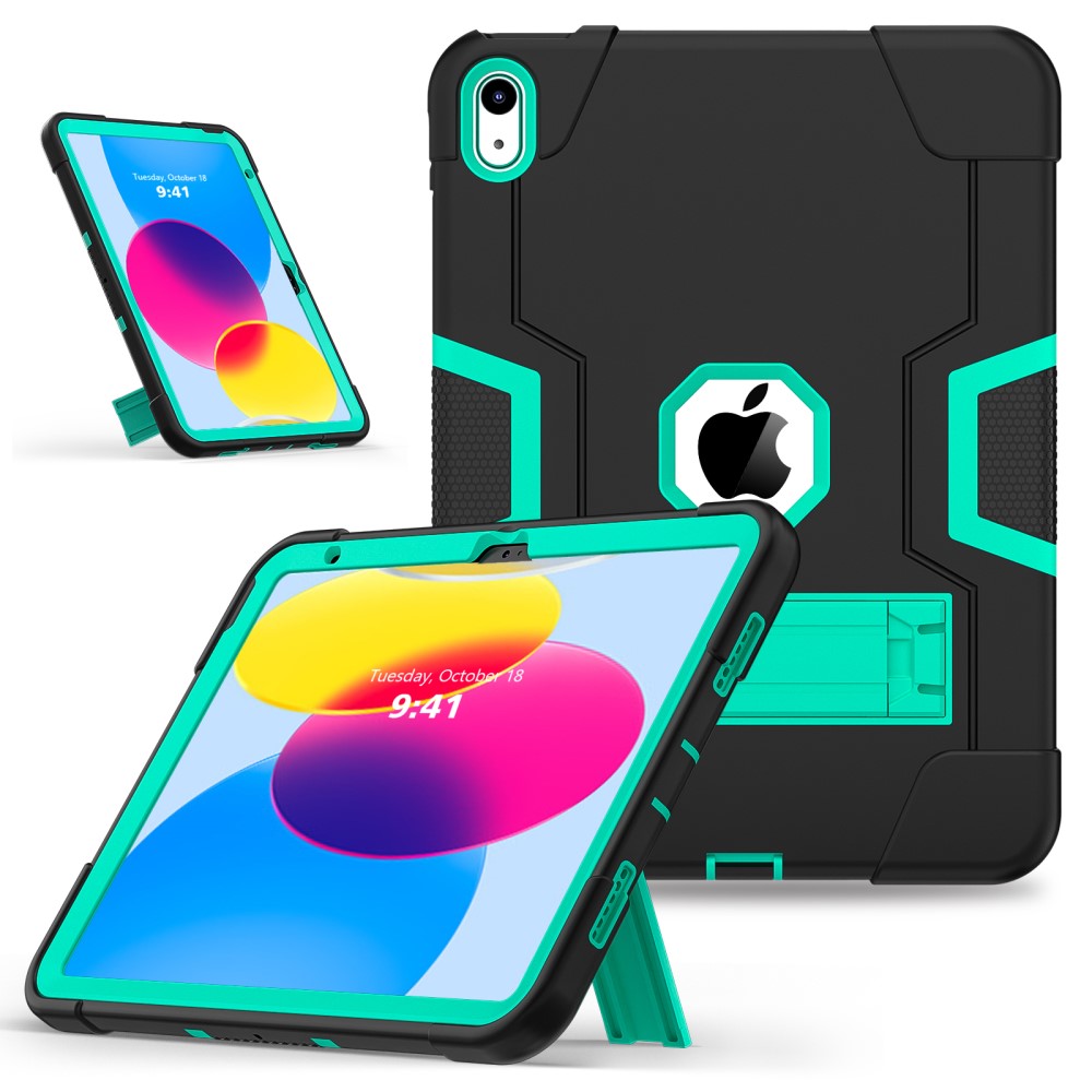  iPad 11 2025 / 10.9 2022 Shockproof Hybrid Skal Med Kickstand