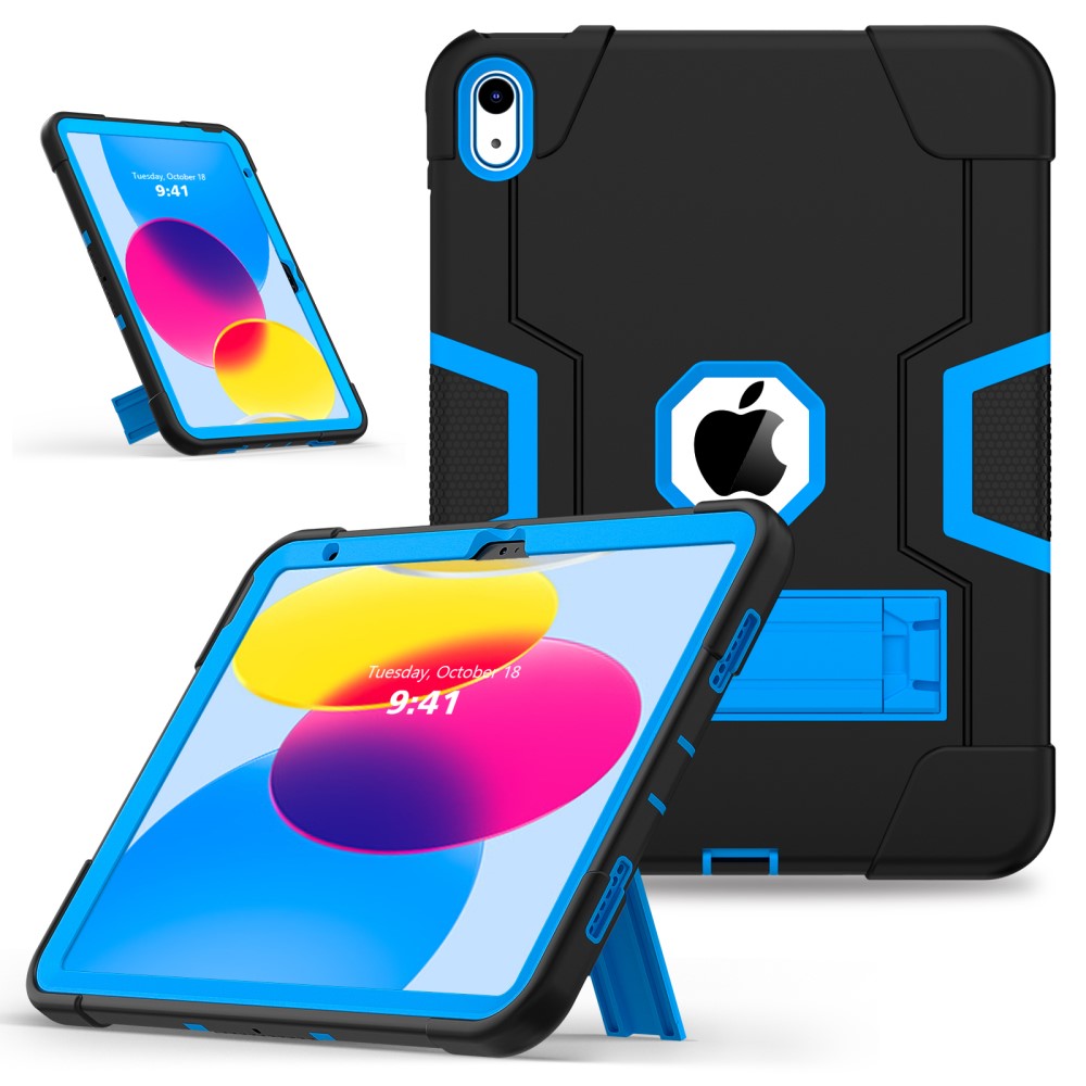  iPad 11 2025 / 10.9 2022 Shockproof Hybrid Skal Med Kickstand