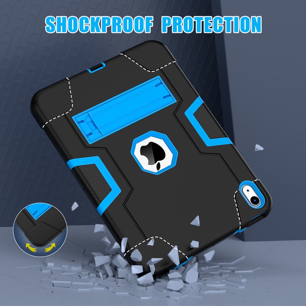  iPad 11 2025 / 10.9 2022 Shockproof Hybrid Skal Med Kickstand