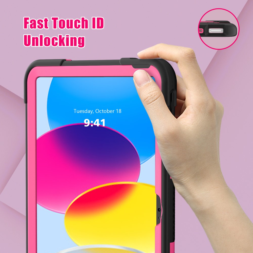  iPad 11 2025 / 10.9 2022 Shockproof Hybrid Skal Med Kickstand