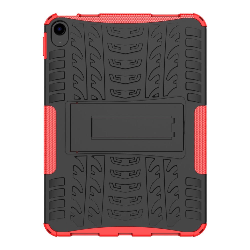  iPad 11 2025 / 10.9 2022 Skal Rugged Kickstand Armor Röd