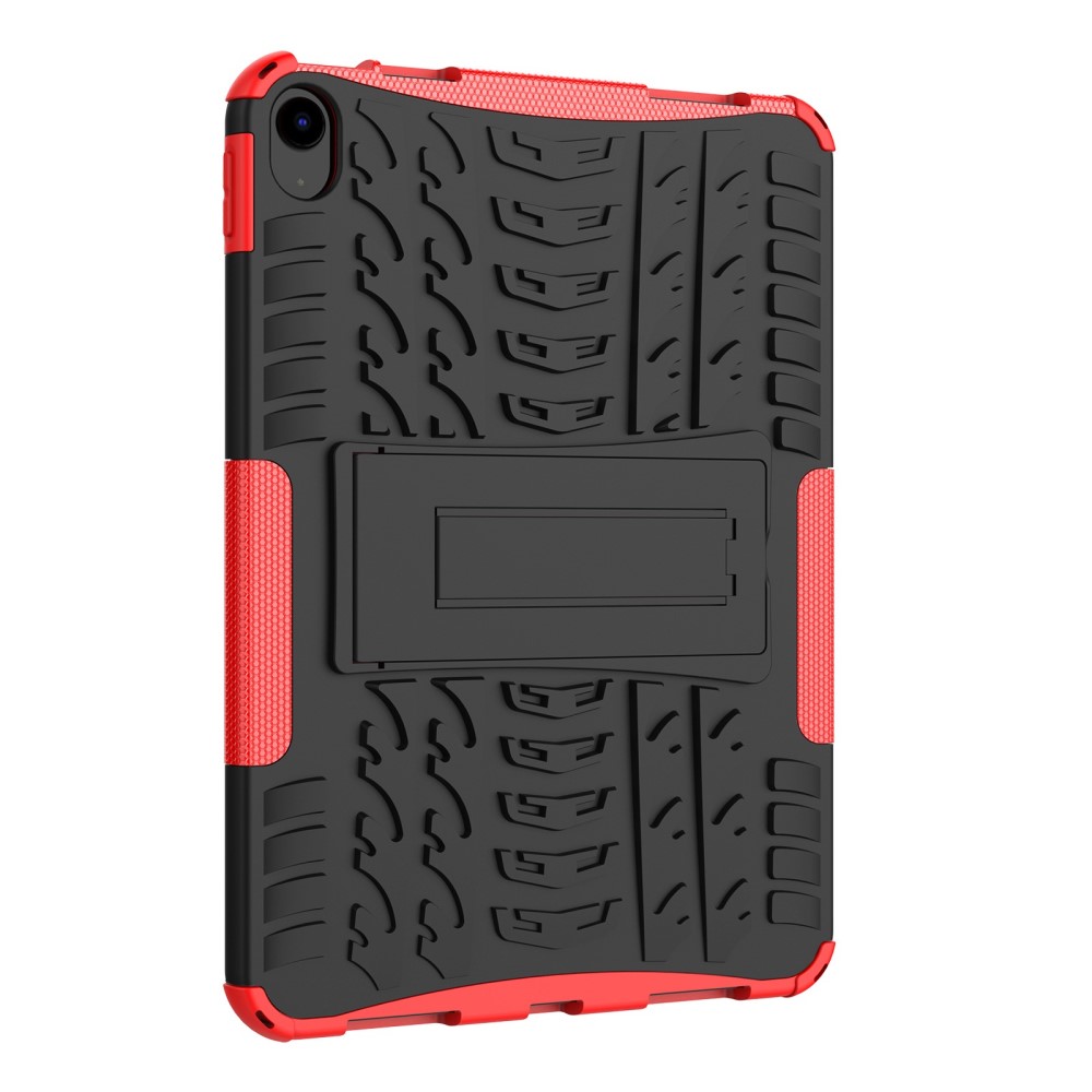  iPad 11 2025 / 10.9 2022 Skal Rugged Kickstand Armor Röd
