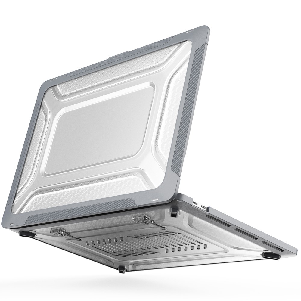  MacBook Pro 16 2019 Skal Med Kickstand Grå
