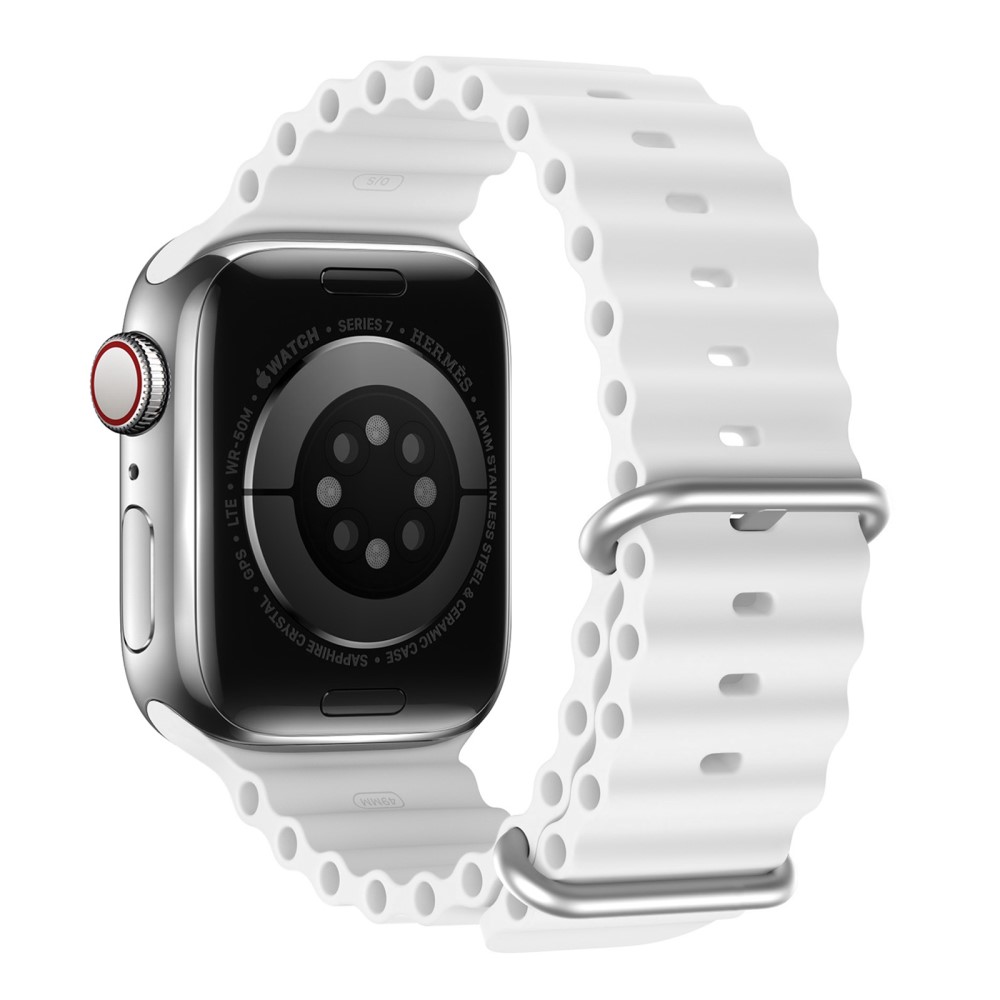 DUX DUCIS DUX DUCIS Apple Watch 38/40/41/42 mm mm Armband Wave Design Vit