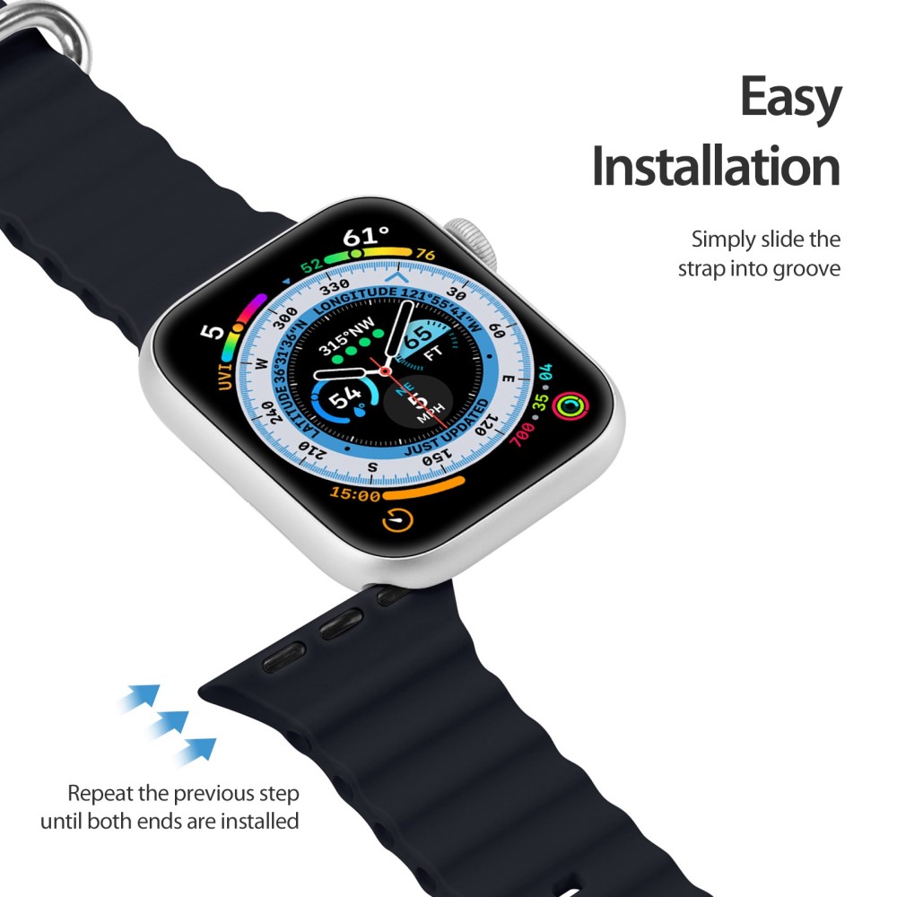 DUX DUCIS DUX DUCIS Apple Watch 38/40/41/42 mm mm Armband Wave Design