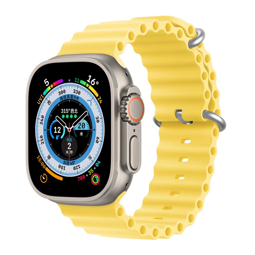 DUX DUCIS DUX DUCIS Apple Watch 42/44/45/46/49 mm Armband Wave Design Gul