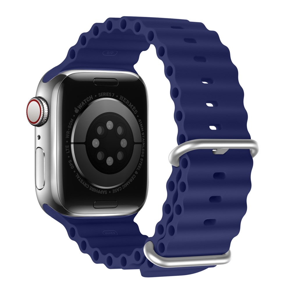 DUX DUCIS DUX DUCIS Apple Watch 42/44/45/46/49 mm Armband Wave Design Blå