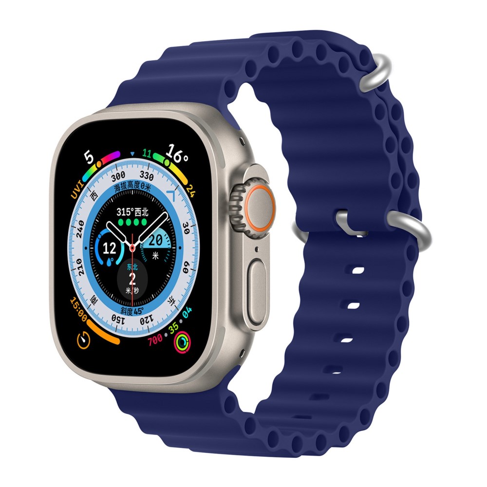 DUX DUCIS DUX DUCIS Apple Watch 42/44/45/46/49 mm Armband Wave Design Blå